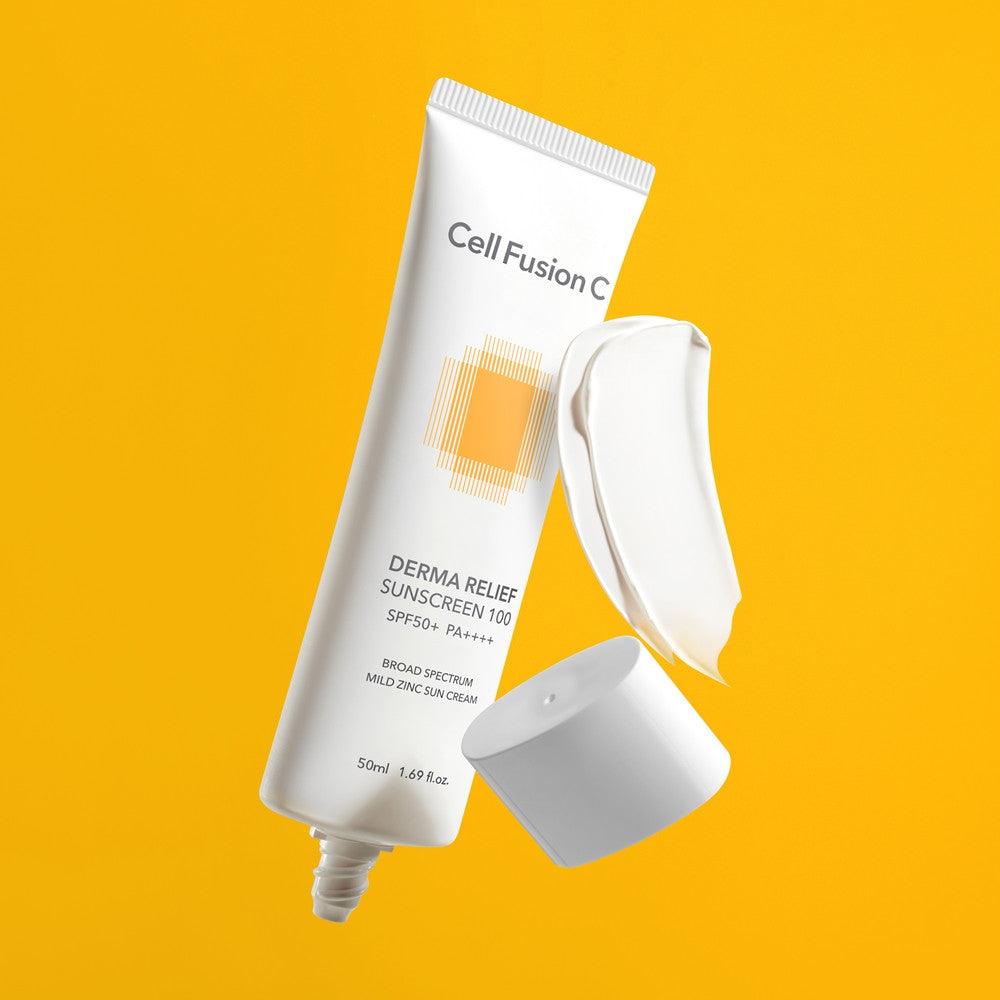 [Cell Fusion C] Derma Relief Sunscreen SPF50+ / PA++++ 50ml Sunscreen Cell Fusion C