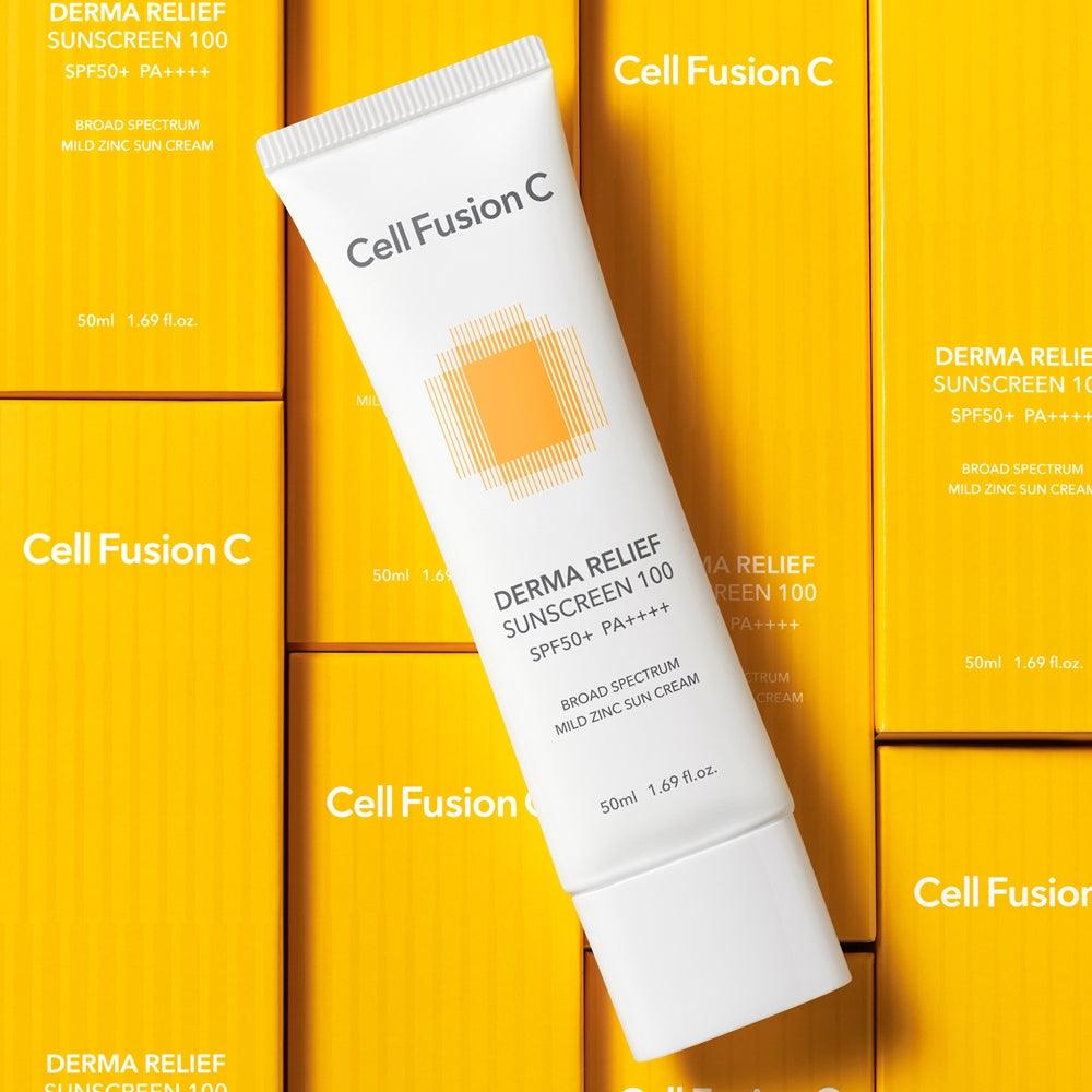 [Cell Fusion C] Derma Relief Sunscreen SPF50+ / PA++++ 50ml Sunscreen Cell Fusion C