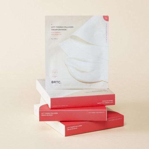 BRTC Lift-Toning Collagen Cream on Mask 5P-thekimyoung.com