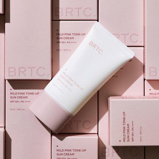 BRTC Mild Pink Tone-Up Sun Cream SPF 50+/PA ++++ 50ml-thekimyoung.com