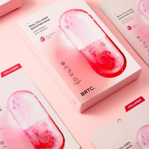 BRTC Real Collagen Boosting Mask 25ml X 10P Mask Sheet BRTC