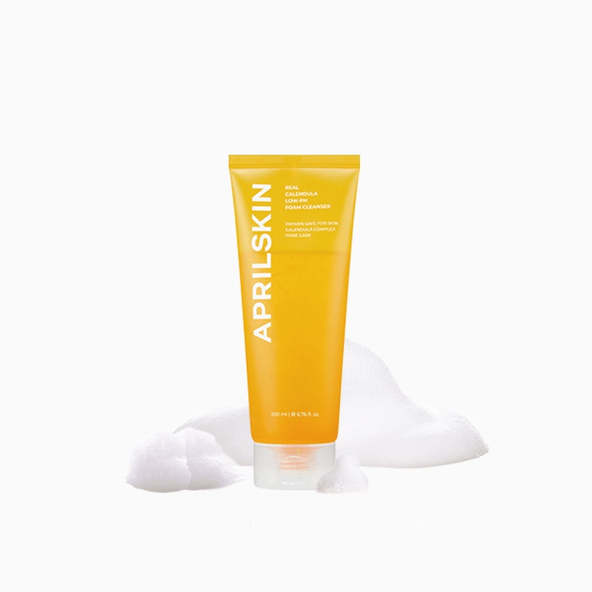 APRILSKIN Calendula Low pH Foam Cleanser 200ml Cleansing Foam APRILSKIN