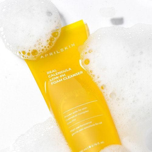 APRILSKIN Calendula Low pH Foam Cleanser 200ml Cleansing Foam APRILSKIN