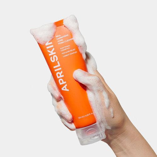APRILSKIN Carrotene Acne Foam Cleanser 120ml Cleansing Foam APRILSKIN