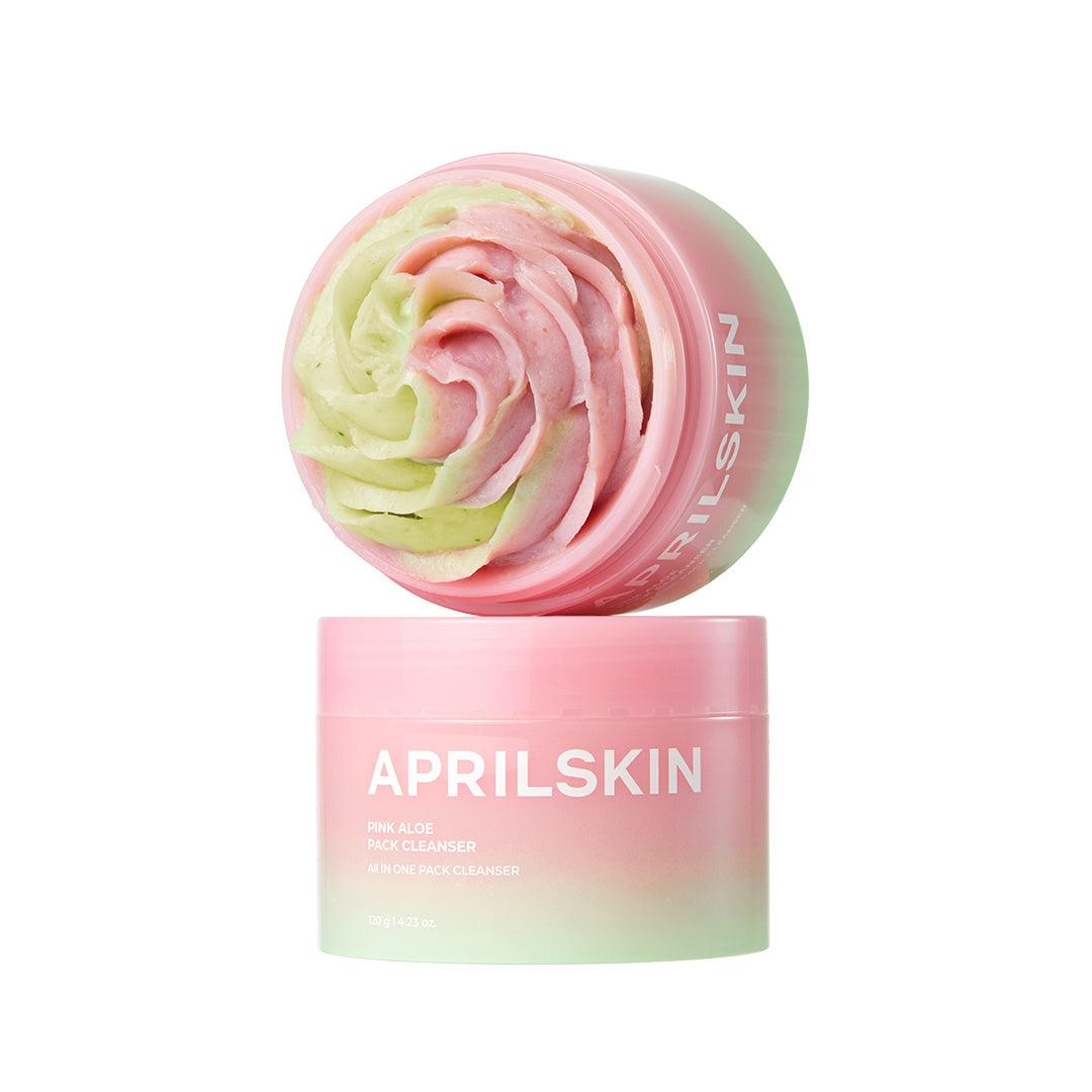 APRILSKIN Pink Aloe Mask-to-Foam Soothing Cleanser 120g Cleansing Foam APRILSKIN