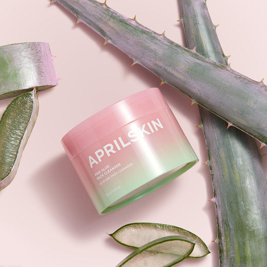 APRILSKIN Pink Aloe Mask-to-Foam Soothing Cleanser 120g Cleansing Foam APRILSKIN