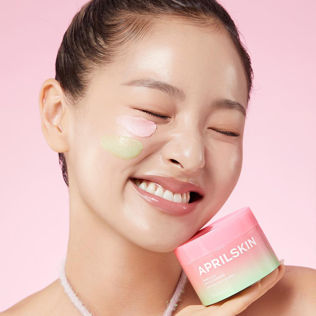 APRILSKIN Pink Aloe Mask-to-Foam Soothing Cleanser 120g Cleansing Foam APRILSKIN