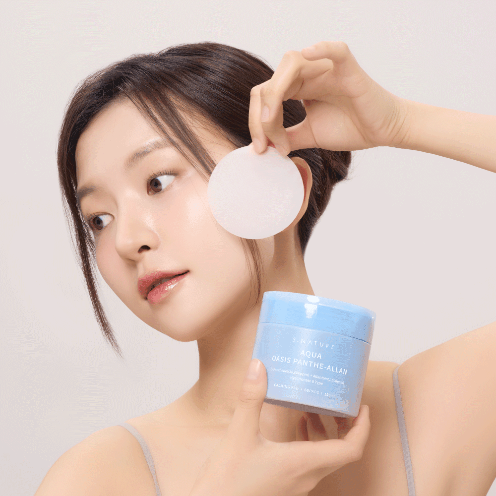 S.NATURE Aqua Oasis Panthe-Allan Calming Pad 60P 190ml Calming Pad S.NATURE