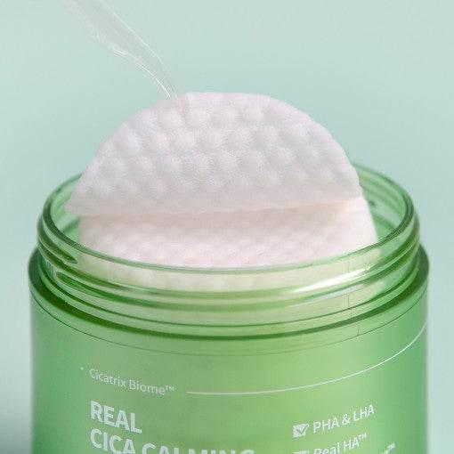 WELLAGE Real Cica Calming Big Embo Toner Pad 70pads / 160ml Toner Pad WELLAGE