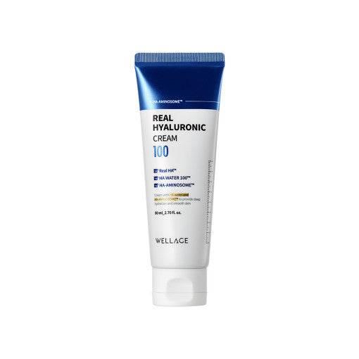 WELLAGE Real Hyaluronic 100 Cream 50ml Moisturizer Cream WELLAGE