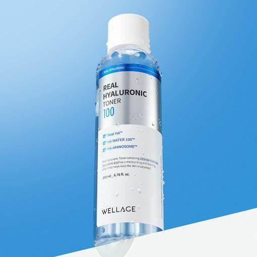 WELLAGE Real Hyaluronic 100 Toner 200ml Toner WELLAGE