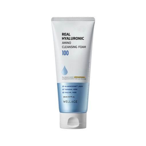 WELLAGE Real Hyaluronic Amino Cleansing Foam 150ml Cleansing Foam WELLAGE