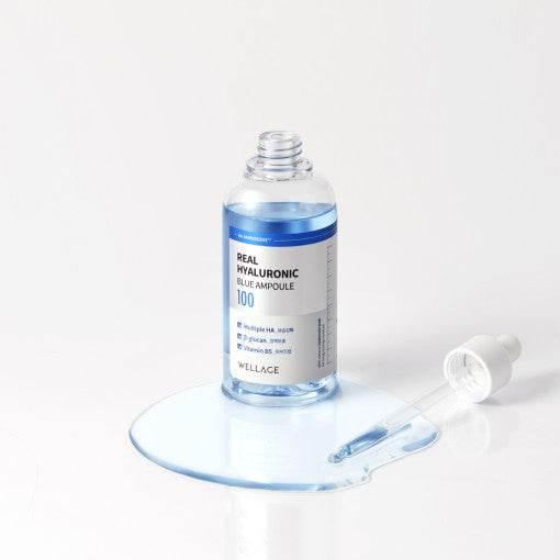 WELLAGE Real Hyaluronic Blue Ampoule 100 100ml Ampoule WELLAGE