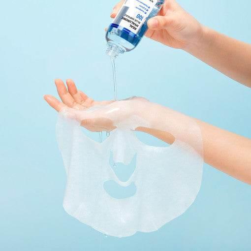 WELLAGE Real Hyaluronic Blue Ampoule Mask Sheet 27ml X 10P Mask Sheet WELLAGE