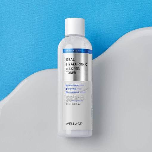 WELLAGE Real Hyaluronic Milk Peel Toner 300ml Toner WELLAGE