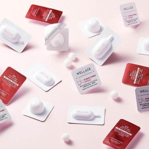 WELLAGE Real Vitamin Toning One Day Kit 1EA(15ml/1ml) Ampoule WELLAGE