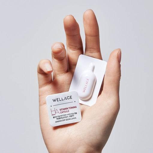WELLAGE Real Vitamin Toning One Day Kit 1EA(15ml/1ml) Ampoule WELLAGE