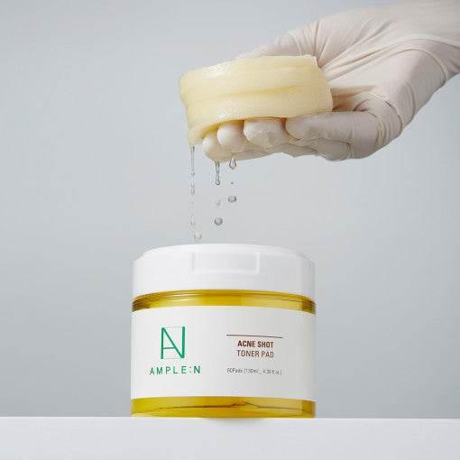 AMPLE:N Acne Shot Toner Pad 130ml-thekimyoung.com