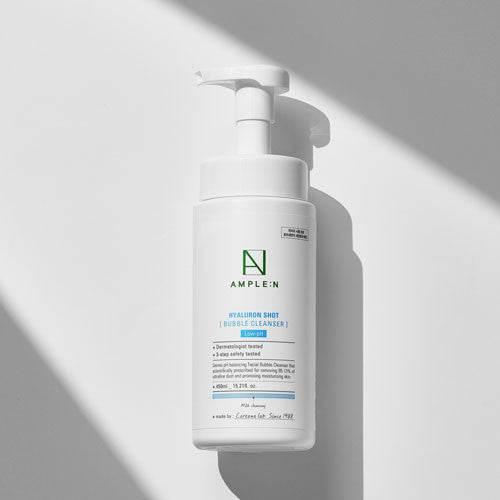 AMPLE:N Hyaluron Shot Bubble Cleanser 450ml-thekimyoung.com