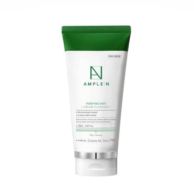 AMPLE:N Purifying Shot Cream Cleanser 150ml-thekimyoung.com