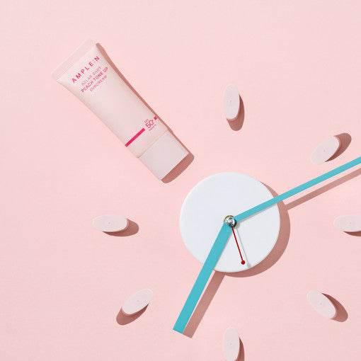 AMPLE:N Solar Shot Peach Tone Up Suncream 40ml 50+ PA++++-thekimyoung.com