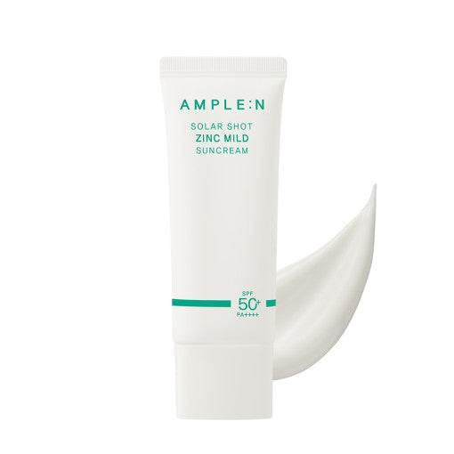 AMPLE:N Solar Shot Zinc Mild Suncream 40ml SPF 50+ PA++++-thekimyoung.com