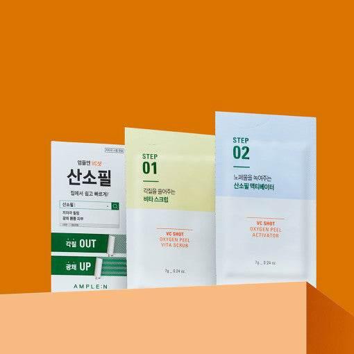 AMPLE:N VC Shot Oxygen Peel x10pc-thekimyoung.com