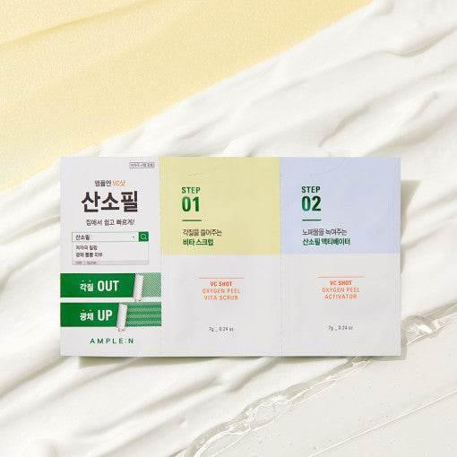AMPLE:N VC Shot Oxygen Peel x10pc-thekimyoung.com