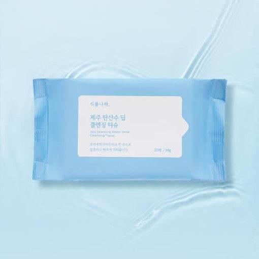 Shingmulnara Jeju Sparkling Water Quick & Deep Cleansing Tissue 20 Sheets 107g Cleansing Tissue Shingmulnara