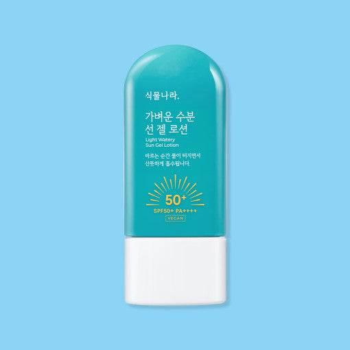 Shingmulnara Oxygen Water Light Sun Gel Lotion SPF50+ PA++++ 60ml Sunscreen Shingmulnara