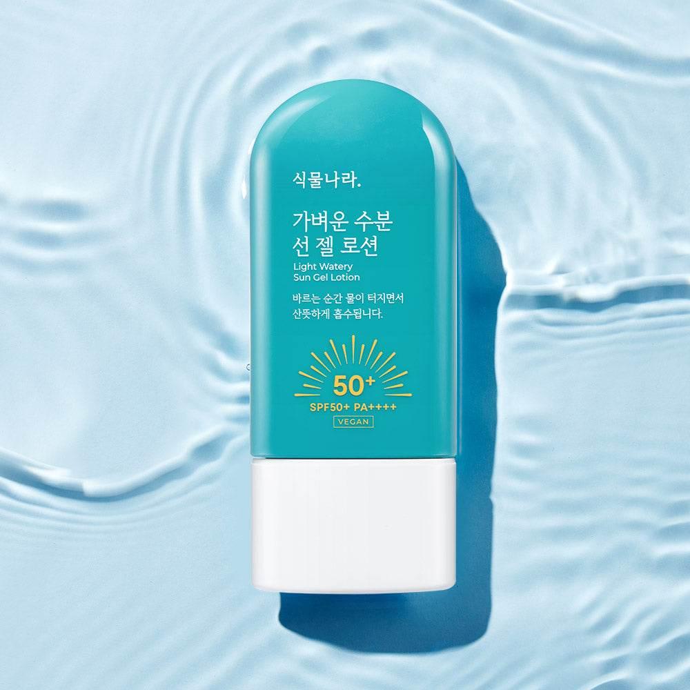 Shingmulnara Oxygen Water Light Sun Gel Lotion SPF50+ PA++++ 60ml-thekimyoung.com