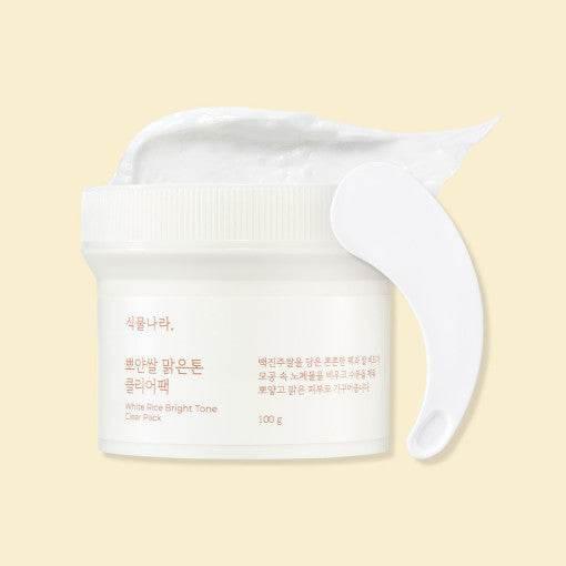 Shingmulnara White Rice Bright Tone Clear Pack 100g-thekimyoung.com