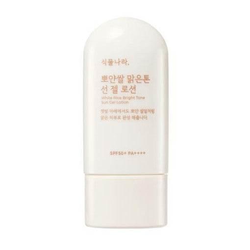Shingmulnara White Rice Bright Tone Sun Gel Lotion 60ml SPF50+ PA++++ Sunscreen Shingmulnara