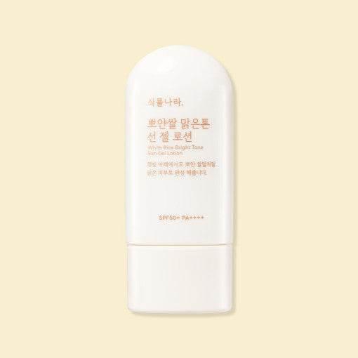 Shingmulnara White Rice Bright Tone Sun Gel Lotion 60ml SPF50+ PA++++-thekimyoung.com