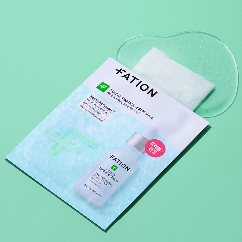 FATION Nosca9 Trouble Serum Mask Sheet 25mlX10ea-thekimyoung.com