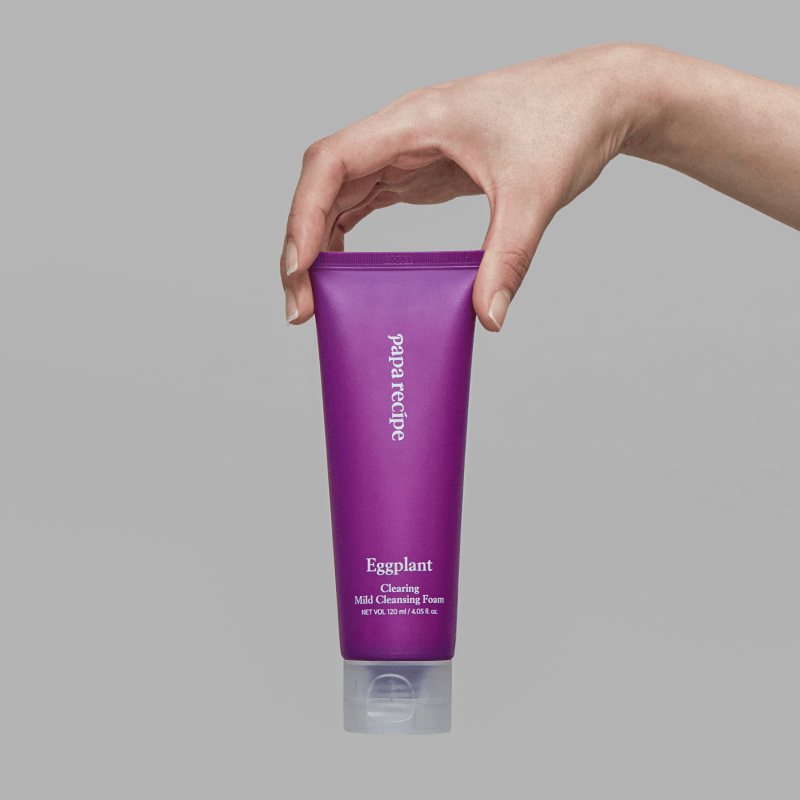 papa recipe Eggplant Clearing Mild Cleansing Foam 120ml-thekimyoung.com