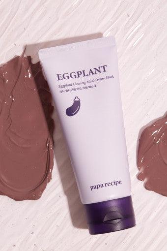 papa recipe Eggplant Clearing Mud Cream Mask 100ml Clay Masks papa recipe