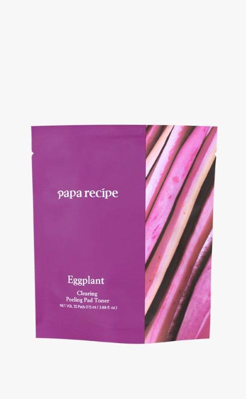 papa recipe Eggplant Clearing Peeling Pad Toner Refill Only 35 pads(115ml)-thekimyoung.com