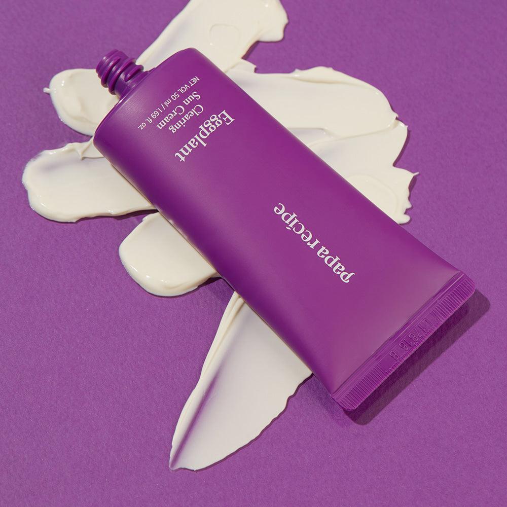 papa recipe Eggplant Clearing Sun Cream 50ml (SPF 50+ PA++++)-thekimyoung.com