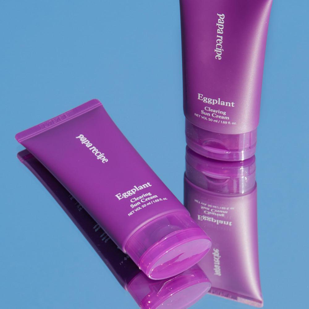 papa recipe Eggplant Clearing Sun Cream 50ml (SPF 50+ PA++++)-thekimyoung.com