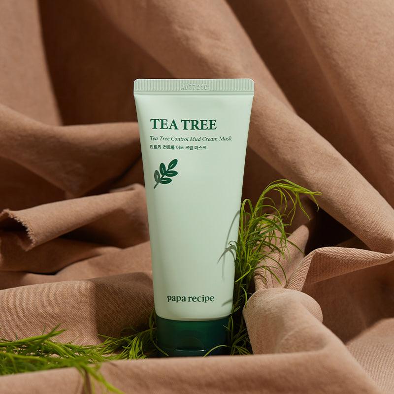 papa recipe Tea Tree Control Mud Cream Mask 100ml Clay Masks papa recipe