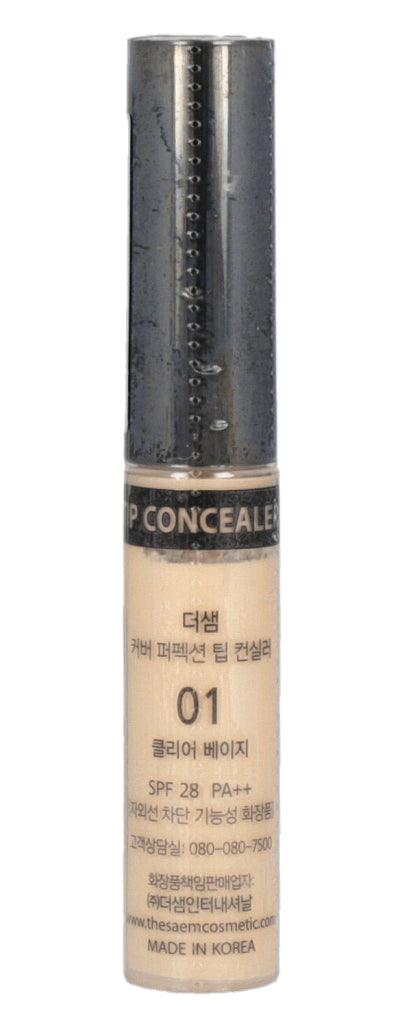 the SAEM Cover Perfection Tip Concealer 6.5g (10 shades) Concealer The SAEM #01 Clear Beige