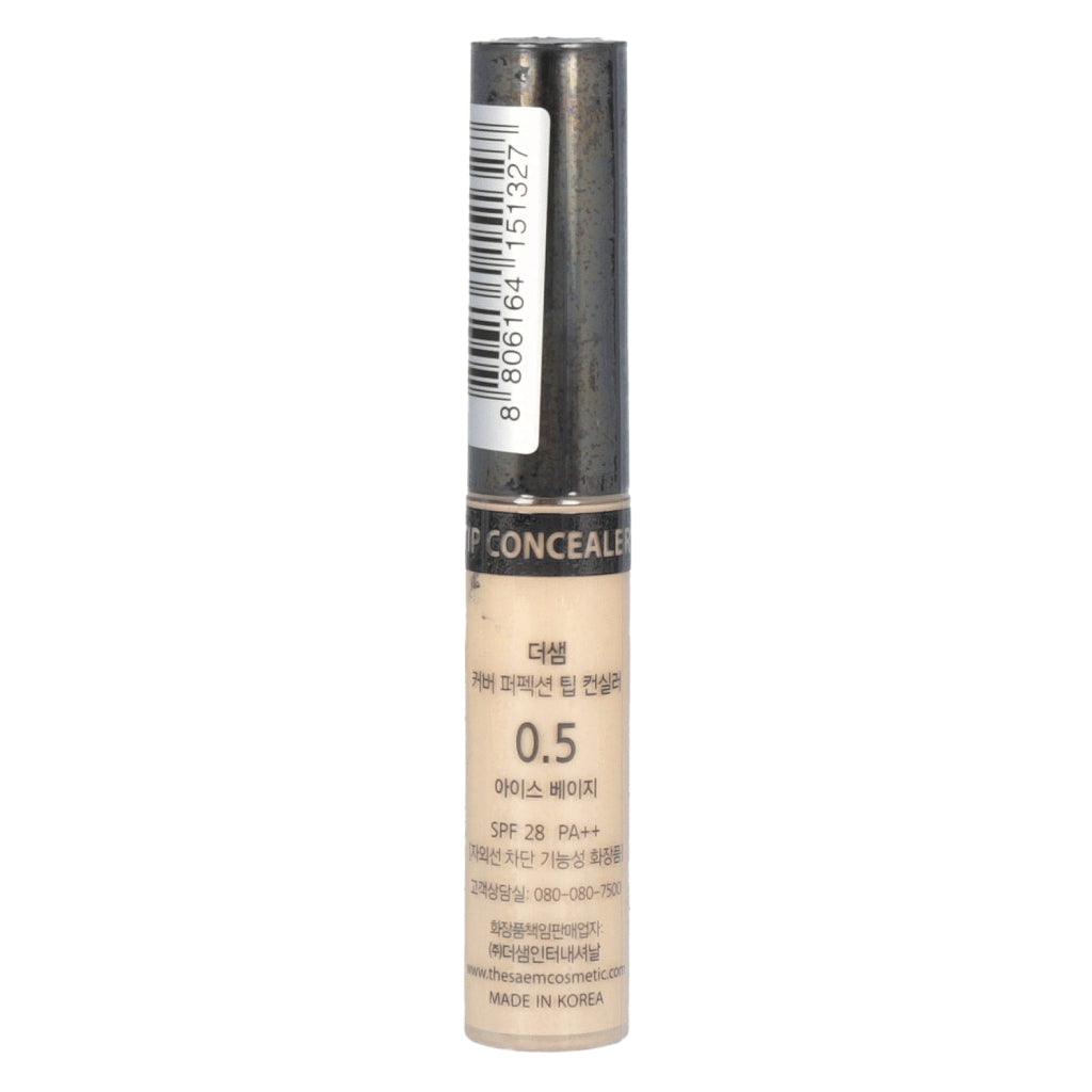 the SAEM Cover Perfection Tip Concealer 6.5g (10 shades) Concealer The SAEM #0.5 Ice Beige