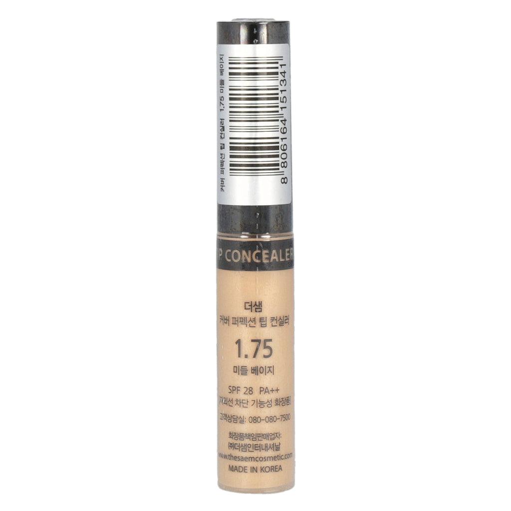 the SAEM Cover Perfection Tip Concealer 6.5g (10 shades) Concealer The SAEM #1.75 Middle Beige