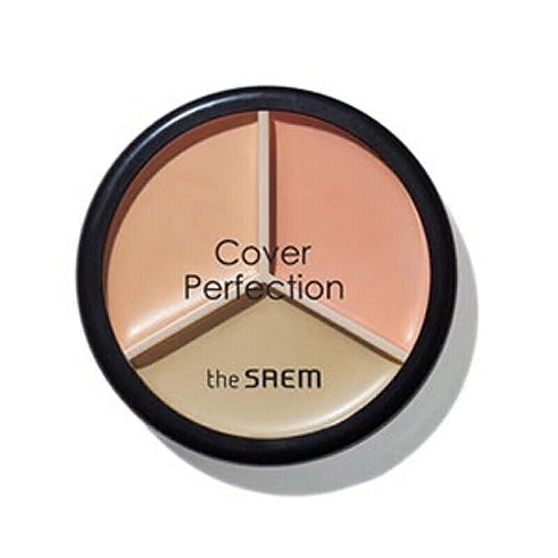 the SAEM Cover Perfection Triple Pot Concealer 4.5g*3 Concealer The SAEM