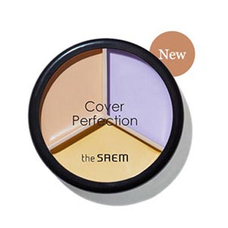 the SAEM Cover Perfection Triple Pot Concealer 4.5g*3 Concealer The SAEM 04 Tone up Beige