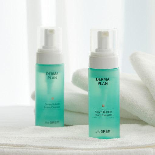 The SAEM Derma Plan Green Bubble Foam Cleanser 150ml-thekimyoung.com