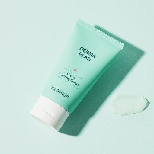 The SAEM Derma Plan Green Calming Cream 70ml-thekimyoung.com