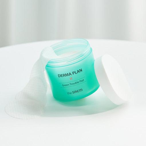 The SAEM Derma Plan Green Trouble Pad 145ml(70ea)-thekimyoung.com