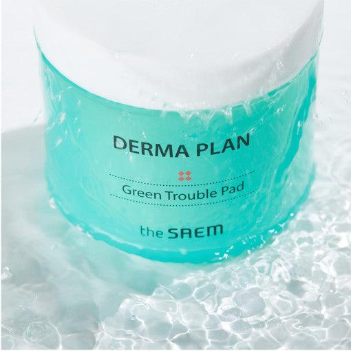 The SAEM Derma Plan Green Trouble Pad 145ml(70ea)-thekimyoung.com